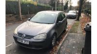 2006 Volkswagen, Golf, Hatchback, Manual, 5 Doors No Mot - Spares or Repair