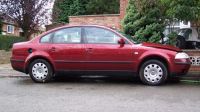 2001 VOLKSWAGEN PASSAT SE RED REPAIRABLE SALVAGE