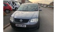 2004 Volkswagen, Touran, 1896 (cc) Spares / Repairs