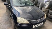 2003 Vauxhall Corsa 1.2 Petrol Black - Breaking