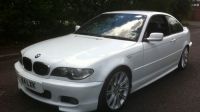 E46 BMW 318CI M SPORT 2004 FACELIFT WHITE 79K