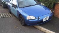 Honda CRX Del Sol Sir - damaged partly repaired