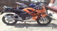 2007, HONDA CBR125R, 5300 Miles, Orange/Black, New thick rear dunlop tyre, 