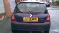 2001 RENAULT CLIO AUTHENTIQUE BLUE