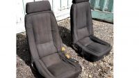 Corvette C3 Stingray 2 Black Cloth Seats with Headrests. Spares or Repair